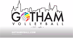 Desktop Screenshot of gothamvball.com